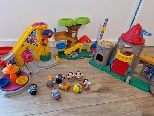Little people set (kermis achtbaan, dierentuin, kasteel), Kinderen en Baby's, Speelgoed | Fisher-Price, Zo goed als nieuw, Speelset