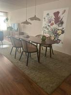 2x vloerkleed Ikea Stoense geel groen 170x230, Huis en Inrichting, Ophalen, Zo goed als nieuw, Groen, Rechthoekig