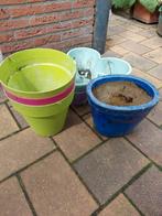 Bloempotten voor de tuin - Gratis!, Tuin en Terras, Bloempotten, Ophalen, Kunststof, Gebruikt, Tuin