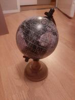 Mini Wereldbol op Houten Voet, Ophalen of Verzenden, Gebruikt