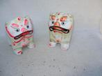 2 CHINESE FOO DOG Leeuw met geluid !! / volkskunst, Ophalen of Verzenden, Gebruikt, Religie
