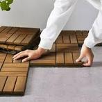 Houten tegels, Ophalen, Zo goed als nieuw, Hout
