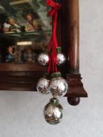 kersthanger met 5 zilveren kerstballen, Diversen, Kerst, Ophalen of Verzenden, Gebruikt