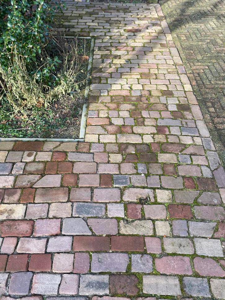 Gebakken klinkers oude dikformaat - 5 bigbags, Tuin en Terras, Tegels en Klinkers, Gebruikt, Klinkers, Overige materialen, 10 m² of meer