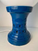 Space Age keramiek tafellamp met glazen bol , 45 cm, Huis en Inrichting, Lampen | Tafellampen, Space Age, Gebruikt, Onbekend, Ophalen of Verzenden