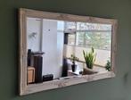 Spiegel, wit (facet geslepen met fraaie omlijsting), Ophalen, 125 cm of meer, Zo goed als nieuw, Minder dan 100 cm