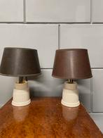 2 wedge wood lampjes porselein off- white, Ophalen, ., 2de hands, Zo goed als nieuw