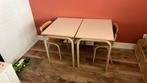 Kleutertafel en kleuterstoel, 2 setjes, Kinderen en Baby's, Kinderkamer | Tafels en Stoelen, Ophalen, Gebruikt, Stoel(en)