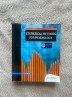 Statistical Methods For Psychology, Boeken, Studieboeken en Cursussen, Ophalen of Verzenden, David C.Howell, Beta, WO