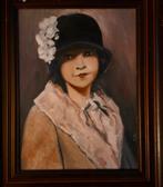 Schilderij vintage jaren 20, Ophalen of Verzenden