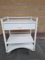 Werkkar op wielen met lade, Ophalen