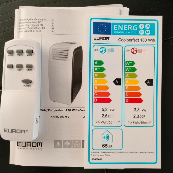 Te koop aangeboden Mobiele airco coolperfect 180 WiFi, Witgoed en Apparatuur, Airco's, Gebruikt, Mobiele airco, 60 tot 100 m³