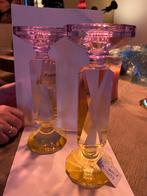 Richmond kandelaars glas kristal, Huis en Inrichting, Woonaccessoires | Kandelaars en Kaarsen, Overige materialen, Overige kleuren