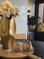 Set van 2 gouden theelichthouders, Ophalen