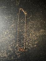 Ketting infinity goud stainless steel 38+5 cm nieuw, Nieuw, Goud, Ophalen of Verzenden