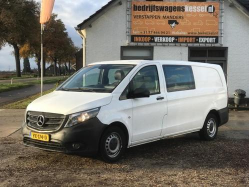 Mercedes-Benz Vito 114 CDI Euro 5 L3 Dubbel Cabine 5 pers. A, Auto's, Bestelauto's, Bedrijf, Te koop, ABS, Achteruitrijcamera