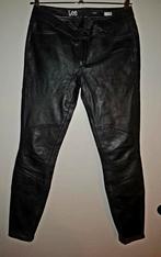 Leren skinny broek echt leer ritsjes s/36, Zwart, Nieuw, Ophalen of Verzenden, W27 (confectie 34) of kleiner