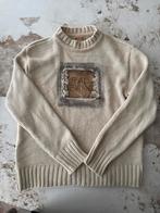 Prada Jeans Wollen Trui, Ophalen, Gedragen, Maat 38/40 (M), Beige