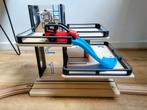 Mooie houten garage met auto, Ophalen, Zo goed als nieuw