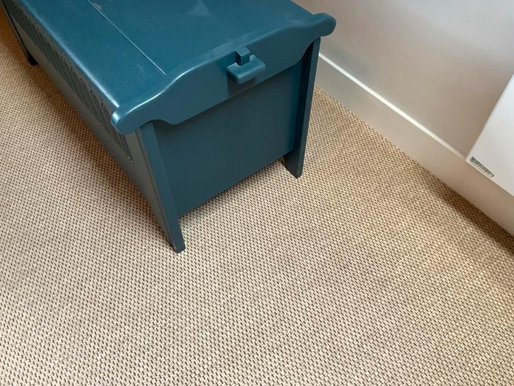 Blauwe Dekenkist - Opbergruimte met Karakter, Huis en Inrichting, Woonaccessoires | Kisten, Gebruikt, Minder dan 50 cm, 50 tot 75 cm