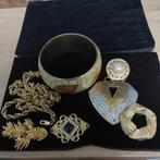 Nr 81. 7 mooie sieraden., Sieraden, Tassen en Uiterlijk, Kettingen, Ophalen of Verzenden, Zo goed als nieuw, Overige materialen