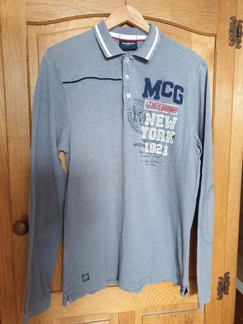 McGregor New York 1921 polo lange mouw maat M grijs, Kleding | Heren, Polo's, Gedragen, Maat 48/50 (M), Grijs, Ophalen of Verzenden