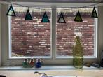 Kerstboompjes raamhanger glas in lood, Overige materialen, Nieuw, Ophalen of Verzenden, 100 tot 125 cm