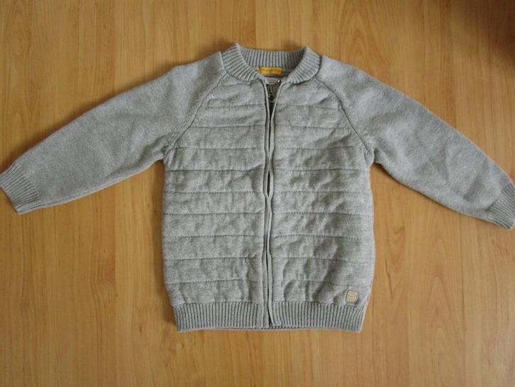 Zara - stoer grijs vest maat 104, Kinderen en Baby's, Kinderkleding | Maat 104, Zo goed als nieuw, Jongen, Trui of Vest, Ophalen of Verzenden