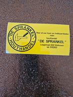2191 De Sprankel Houthandel Eindhoven Reclame Sticker, Ophalen of Verzenden, Gebruikt