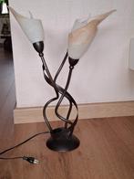leuke metalen tafellamp, Huis en Inrichting, Ophalen of Verzenden, Zo goed als nieuw, Metaal, Minder dan 50 cm