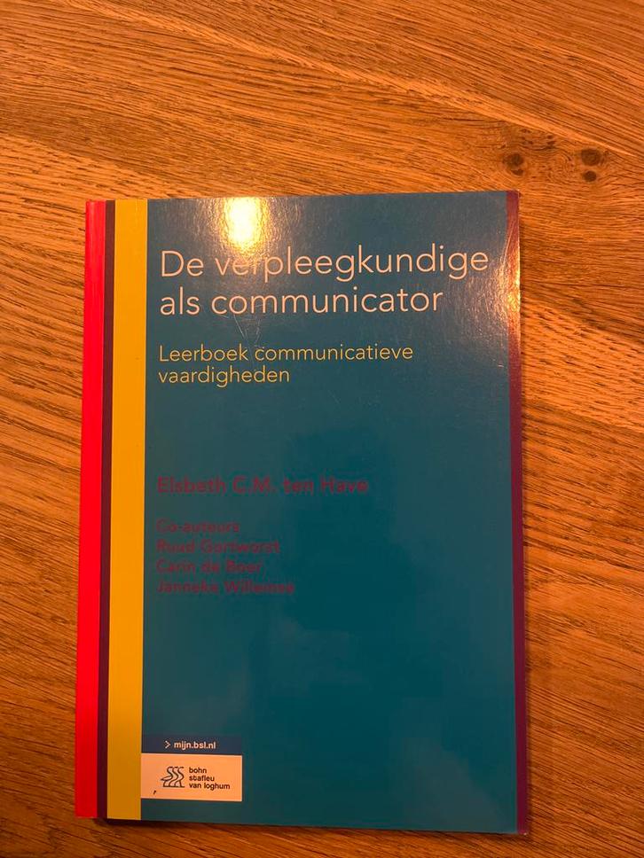 De verpleegkundige als communicator - leerboek, Boeken, Studieboeken en Cursussen, Zo goed als nieuw, HBO, Gamma, Ophalen of Verzenden