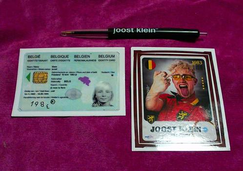 2 originele Joost Klein stickers en 1 originele pen, Verzamelen, Muziek, Artiesten en Beroemdheden, Nieuw, Overige typen, Ophalen of Verzenden