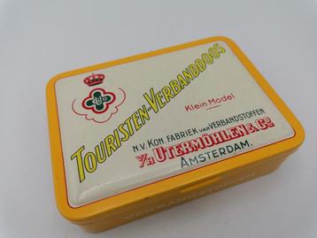 Zeer gave, complete auto, motorfiets reis verbanddoos, 1950s beschikbaar voor biedingen