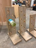 Steigerhouten Wijnrek H66 & H50, Huis en Inrichting, Woonaccessoires | Wijnrekken, Ophalen, 50 tot 75 cm, Nieuw, Minder dan 5 flessen