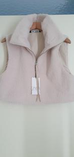 Nieuw trui zonder mouwen hesje harig nepbont Zara maat S, Maat 38/40 (M), Nieuw, Ophalen of Verzenden, Wit