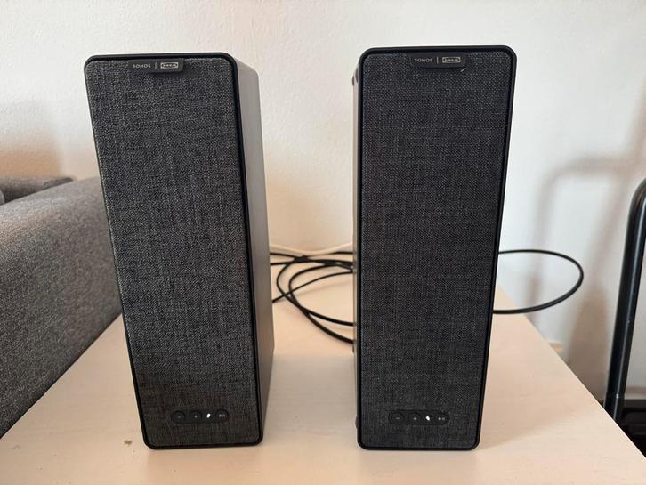 IKEA Symfonisk Sonos Boekenplank Speakers (2 stuks), Audio, Tv en Foto, Luidsprekers, Zo goed als nieuw, Front, Rear of Stereo speakers
