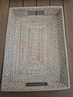 2 Rieten dienbladen 12 x 18 cm, Ophalen of Verzenden, Rechthoekig