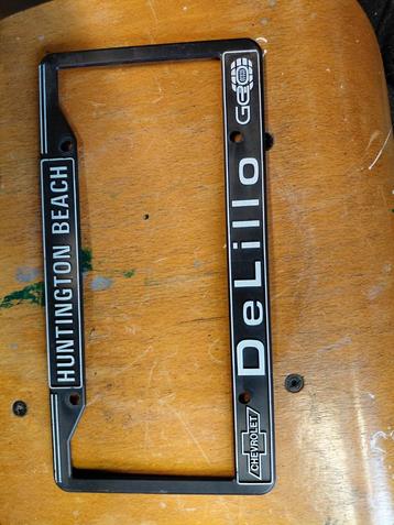 Chevrolet De Lillo Huntington Beach nummerplaathouder beschikbaar voor biedingen