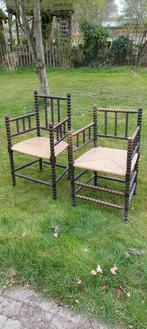 2 Bobbin stoelen ( bolletjes stoel ) 65 euro, Antiek en Kunst, Ophalen