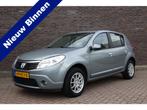 Dacia Sandero 1.2 Lauréate, 5 deurs, airco, keurige auto. Z, Gebruikt, Blauw, Origineel Nederlands, Bedrijf