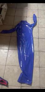 Lange PVC jurk, Paars, Kleding | Dames, Jurken, Verzenden, Nieuw, Paars, Onder de knie
