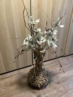 Te koop Houten bloemenvaas, Huis en Inrichting, Ophalen, Overige materialen, Overige kleuren, 50 tot 75 cm