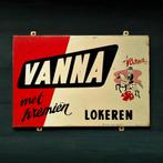 Reclamebord 1954 VANNA met Premiën Lokeren Vintage Plaquette, Ophalen of Verzenden, Gebruikt, Reclamebord