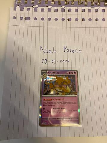 Alakazam Mega Evolutions MEP 003 Promo - Pre-Release Stamped beschikbaar voor biedingen