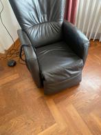 Elektrische Sta-op Stoel Leer, Ophalen of Verzenden, Gebruikt, Leer, 75 tot 100 cm