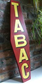Handgeschilderd Frans reclamebord / Tabac / Frankrijk, Ophalen of Verzenden, Zo goed als nieuw, Reclamebord