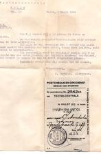 Textielcentrale Hulst naar Grootebroek, Verzamelen, Ophalen of Verzenden, 1920 tot 1940, Gelopen, Zeeland