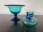 Glas schaal en vaas, Ophalen of Verzenden
