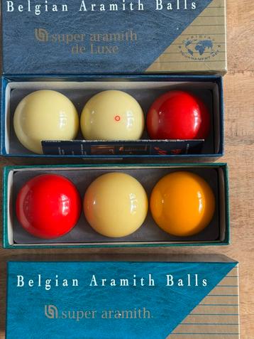 Belgian super aramith de luxe ballen beschikbaar voor biedingen
