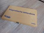 Magnetische letterdoos van hout, Ophalen of Verzenden, Zo goed als nieuw, Taal en Lezen